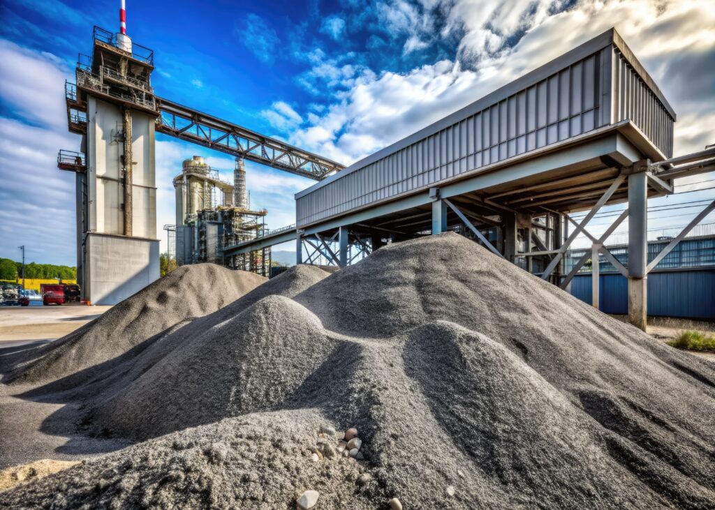 Mâchefers issus de déchets industriels